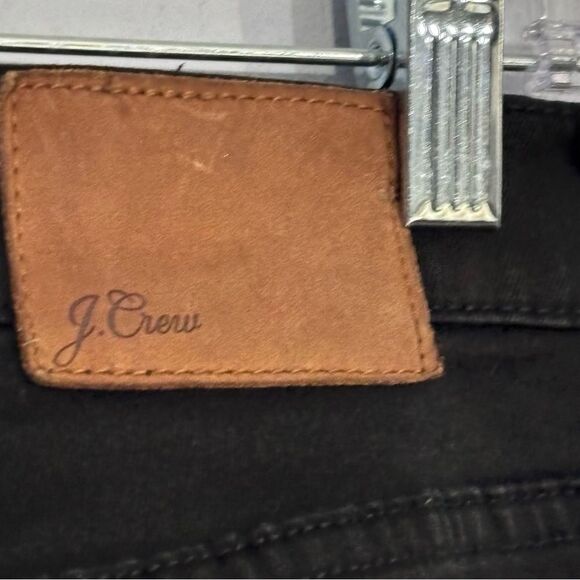 J. Crew | Women’s Black 9” Rise Toothpick Skinny Jeans Stretch Size 28 - Picture 7 of 16